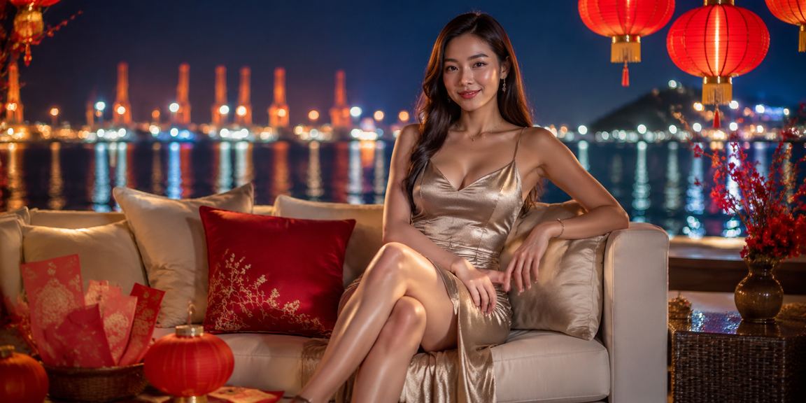Không khí lễ hội tại Vũng Tàu với phong bì đỏ và đèn lồng – biểu tượng ưu đãi thưởng mùa lễ trên 349